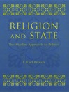 Religion and State (eBook): The Muslim Approach to Politics